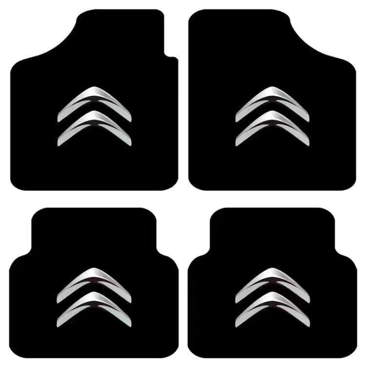 Transfronterizo de pie de coche GM alfombra antideslizante desgaste alfombra pie Mat cristal terciopelo coche pie Mat anti-sucio mat