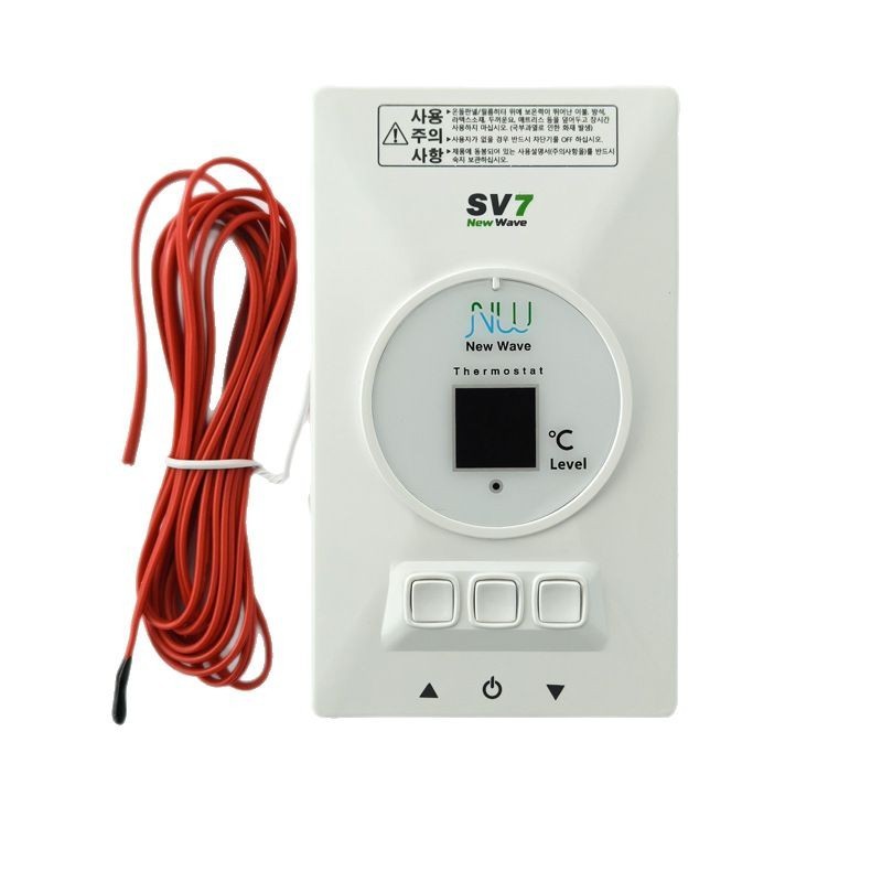 床暖房サーモスタット、電気暖房吊り下げサーモスタット、電気暖房サーモスタット、温度調節可能なSV7電熱フィルムスイッチ、デジタル|undefined