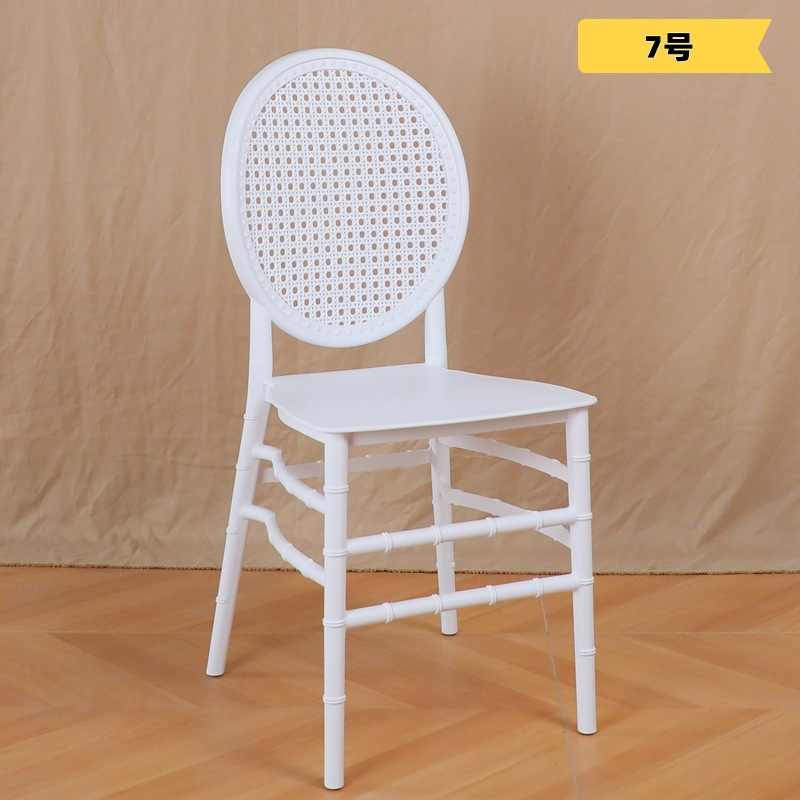 Amazon Hot sale silla de bambú silla de banquete palacio napoleónico silla de boda hotel nórdico silla de club
