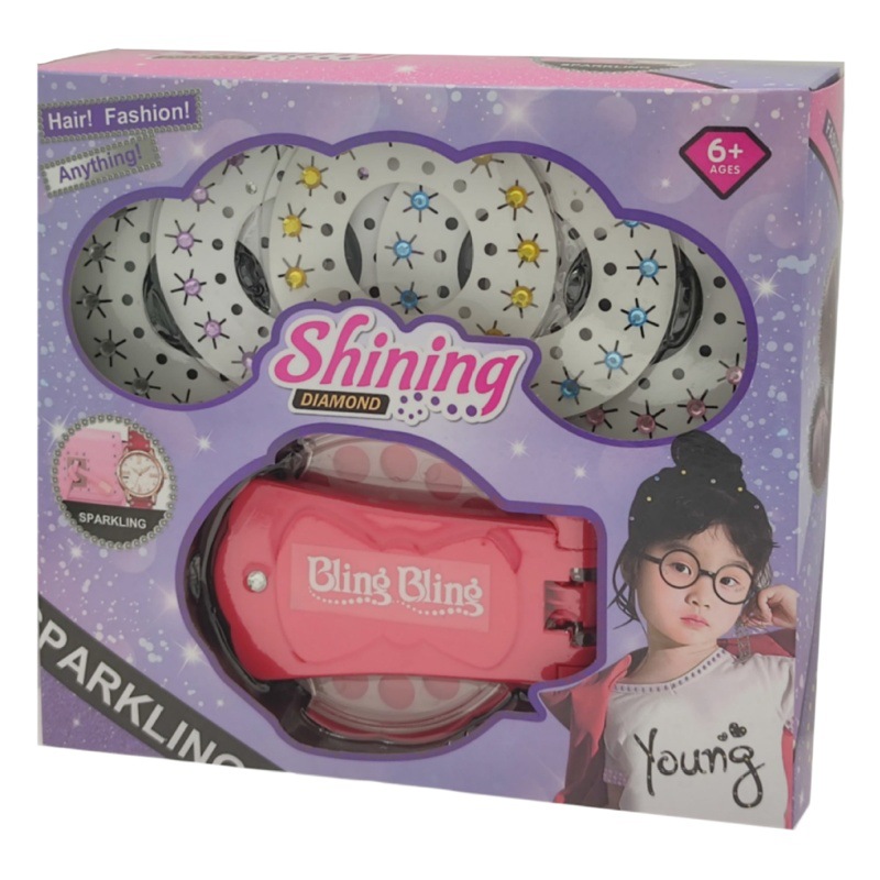 Diamantes mago blingbling chica maquillaje rhinestone juguete Tiktok mismo estilo niños rhinestone taladro flash