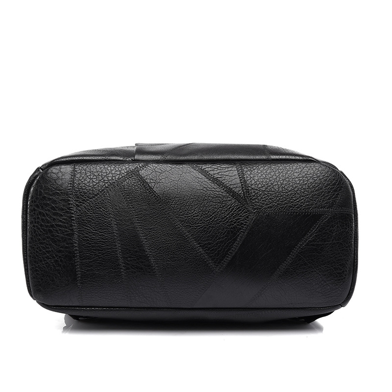 2023 verano coreano casual mujer PU mochila moda remache simple de gran capacidad multifunción mochila antirrobo