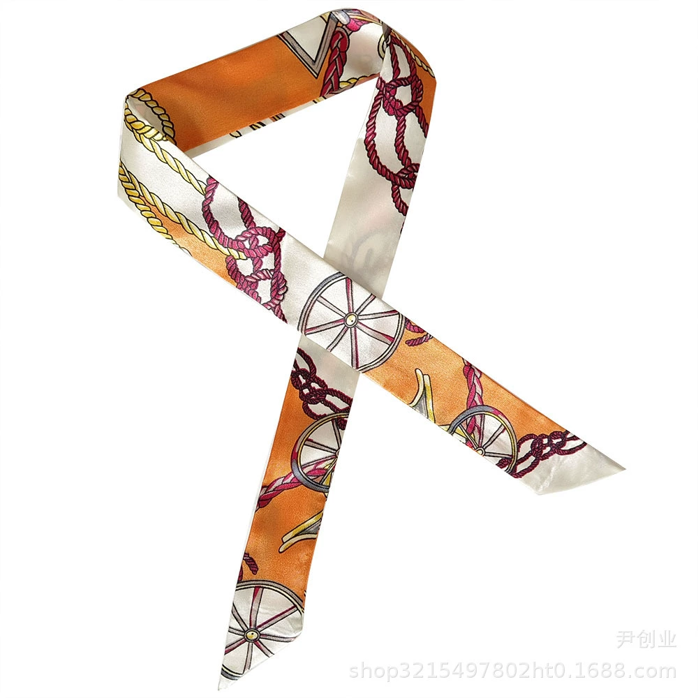 Джокер длинный маленький шелковый шарф галстук пакет лук подарочная коробка лента сопровождающий подарок декоративная лента шарф стюардессы оптом