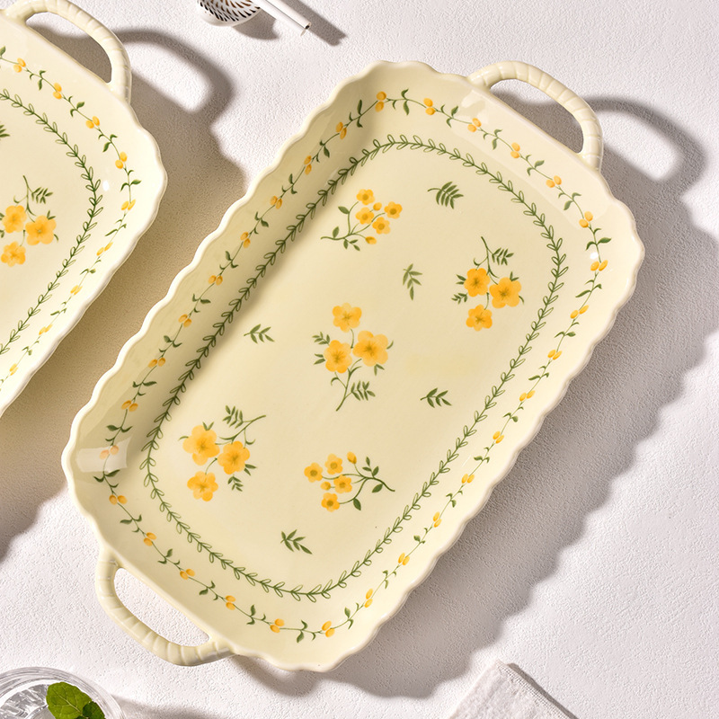 Japanese High-Value Bowl and Dish Set Plates Ceramic Bowls Rice Bowls Dumpling Plates Bowls Household Ceramic Tableware Wholesale