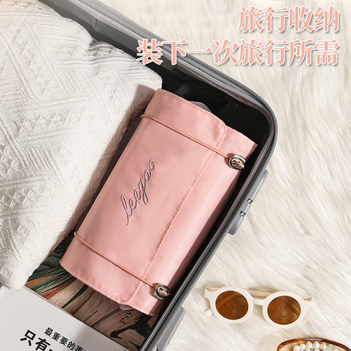 Women's portable cosmetic bag  new large-capacity travel storage bag travel skin care product packaging toiletry bag box