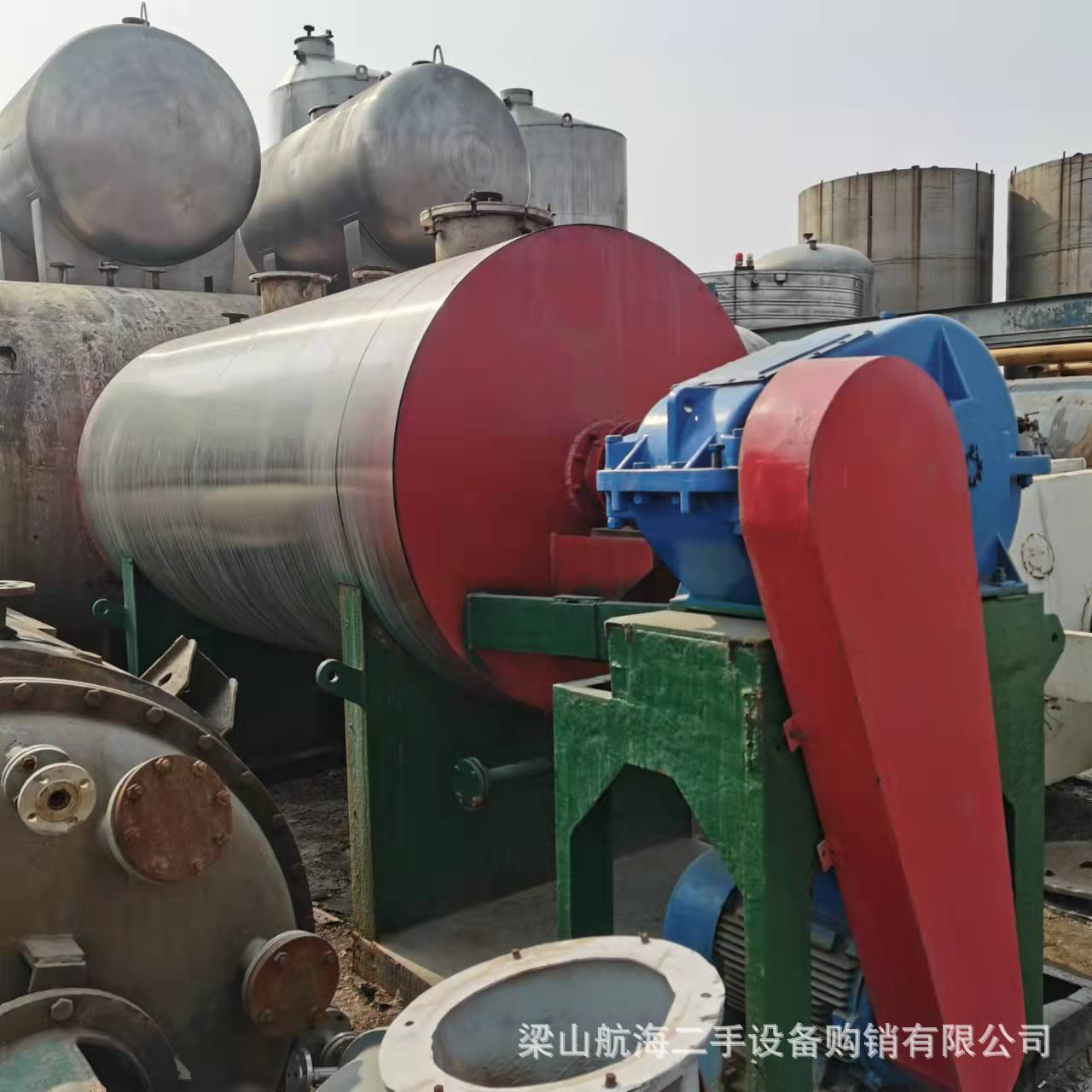 二手真空耙式干燥机 小型低温干燥器  膏糊状粉状真空干燥机 回收