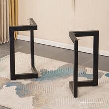 鐵藝金屬桌腿支架桌腳桌子腿支架電腦會議桌書桌桌架辦公桌鐵架子