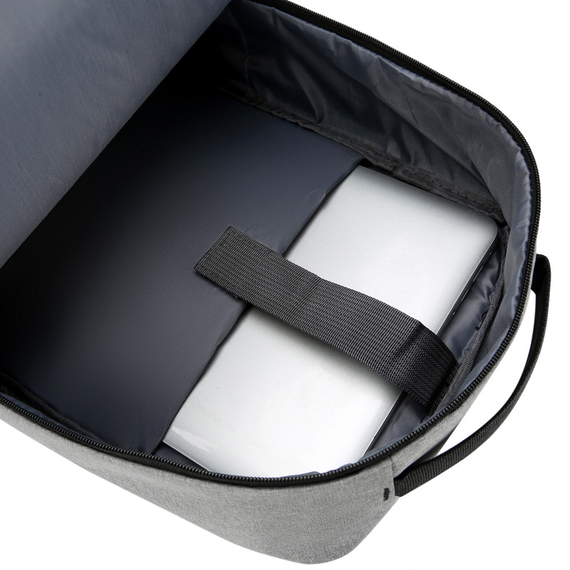 2024 nueva mochila de computadora de gran capacidad con carga USB para hombre mochila de viaje simple de negocios multifuncional mochila escolar