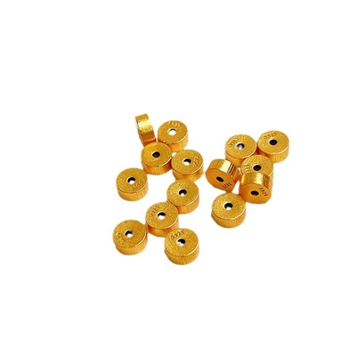 Zərgərlik ara hissələri — Gold-Plated 2mm 2.5mm Spacer