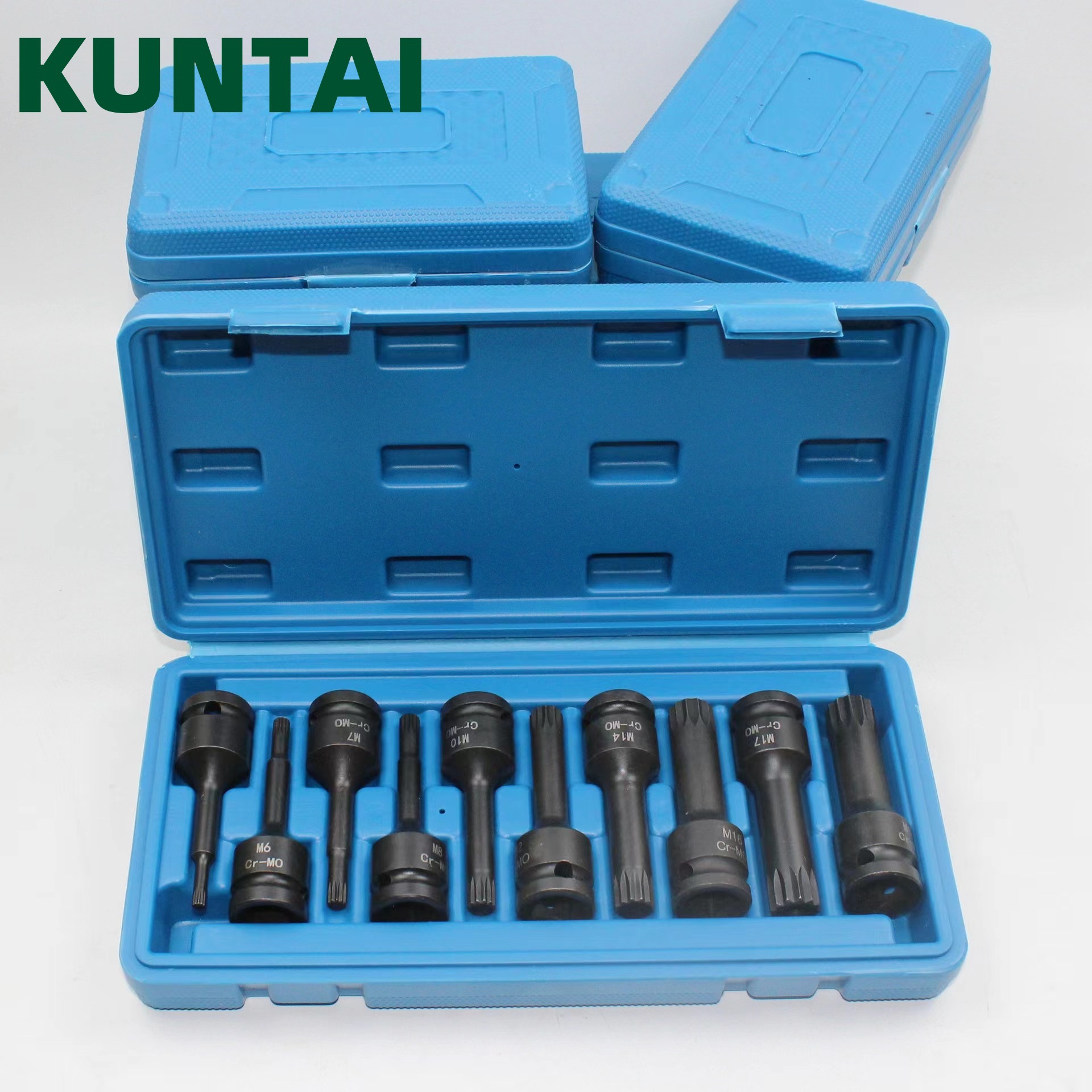 气动内六角六花RT套筒套装风炮批头梅花12角旋具头气动旋具套筒