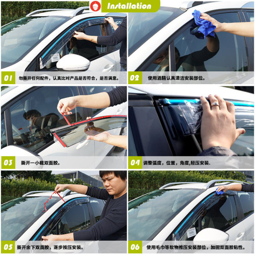 Suitable for KIA Optima weather shield side window deflector Optima Windows visor