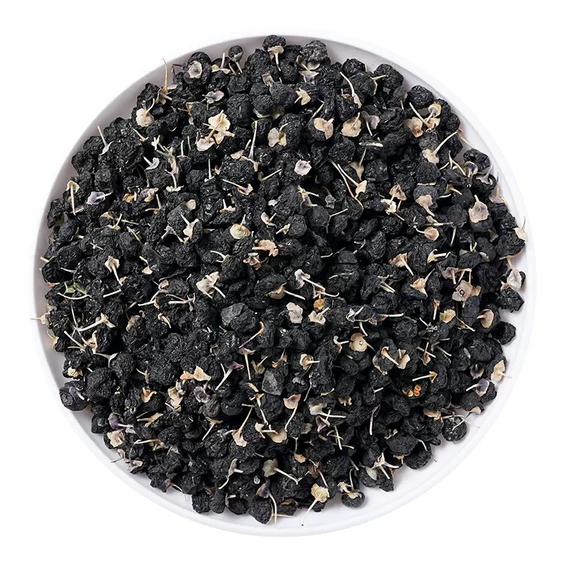 Black Goji Berries Hei Gou Qi 500g Sun Dried Qinghai Large Berry Herbal Tea Ingredient in use