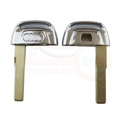 Suitable for Audi 754C smart card key fob with one-touch start remote control mechanical key blank 754J/G