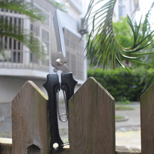 Factory Direct multi-functional flower branch shears black elastic handle