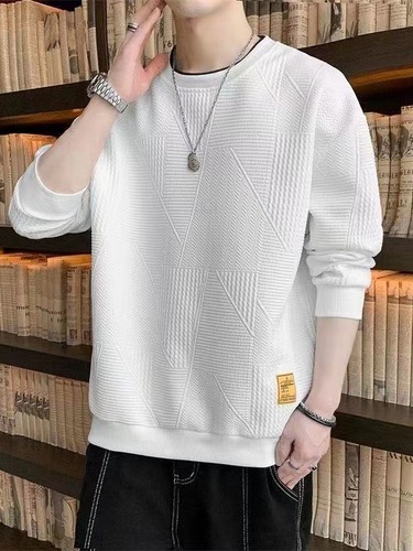 Men's Oversized Spring Hooded Sweatshirt, Stylish Trendy Versatile Loose Casual Long-Sleeve Hooded T-Shirt