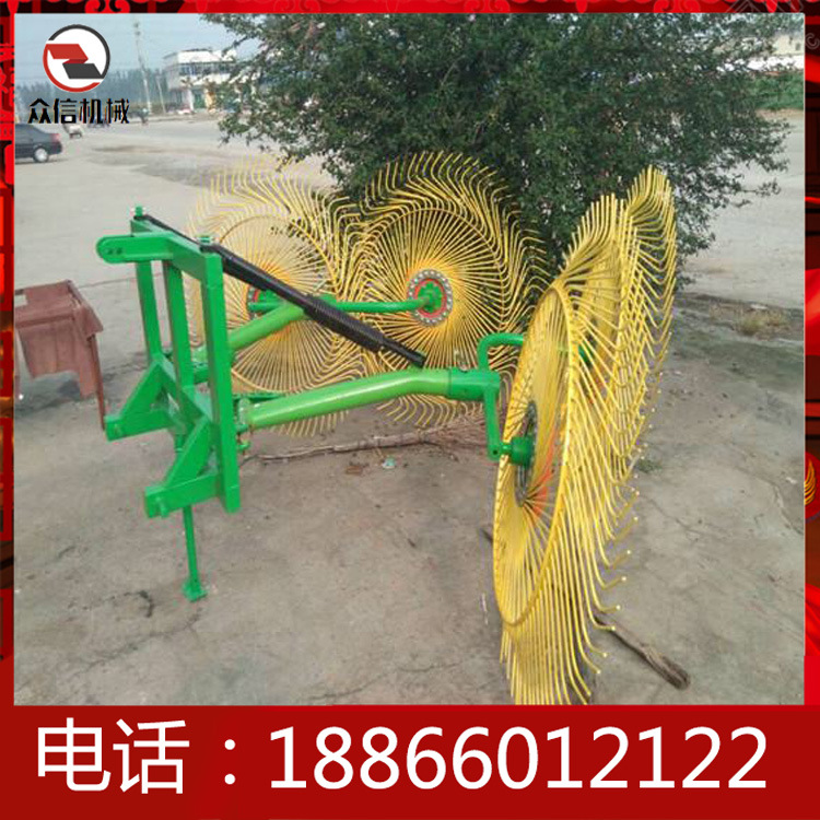 Tractor hidráulico de cuatro ruedas tipo césped colgante césped