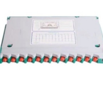 12芯24芯LC odf熔接盘一体化熔纤盘LC束状尾纤光交箱ODF托盘配满