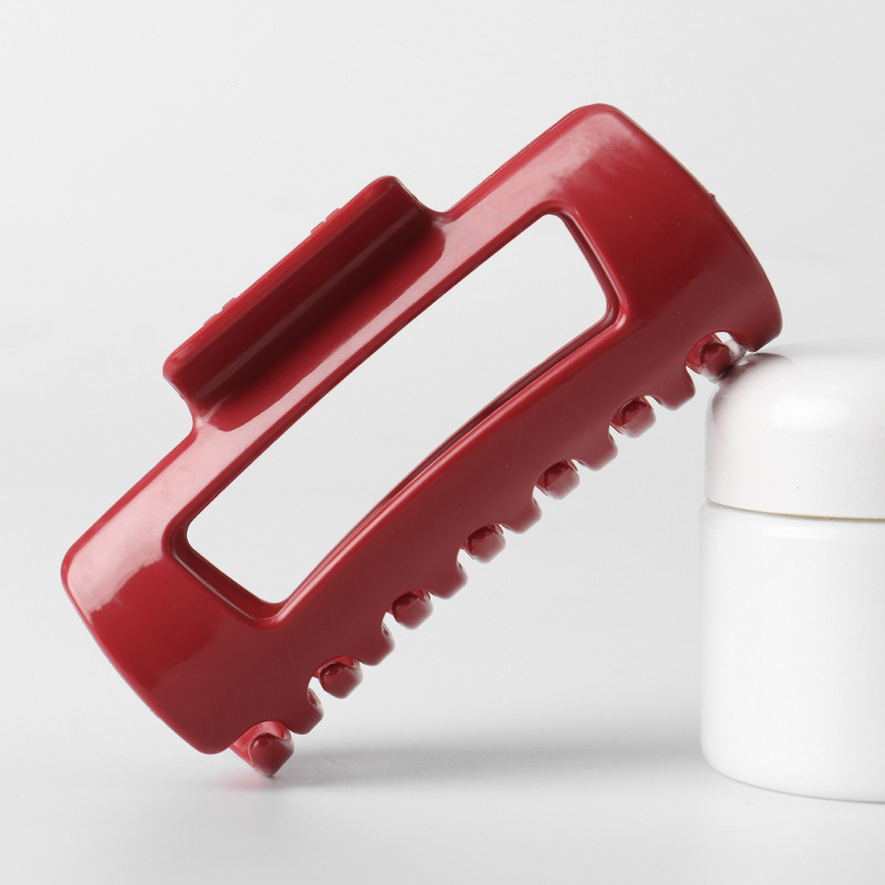 Pinza de Garra para Cabello de Silicona Suave Plástico Antideslizante para Fijación del Cabello