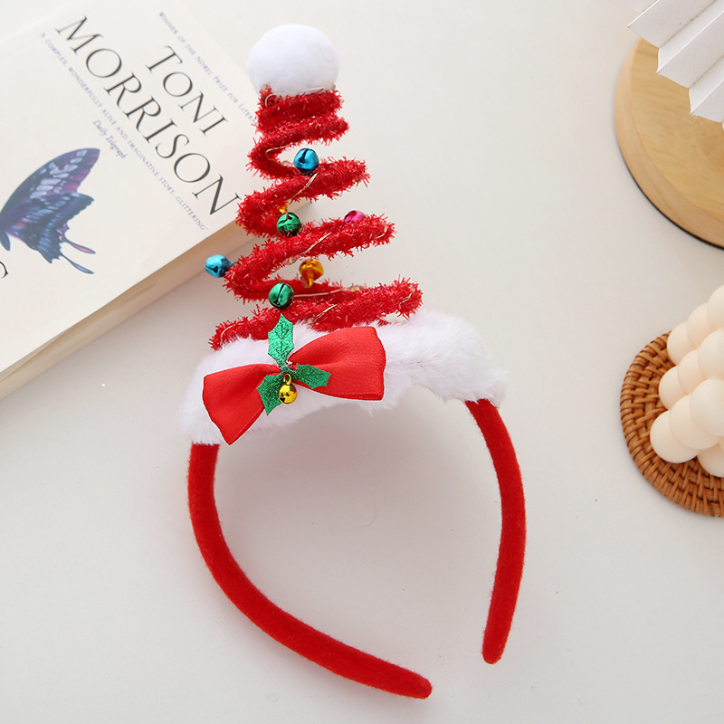 Christmas Hat Pattern Unisex Gender Fashion Christmas Hat Cloth Hair Band