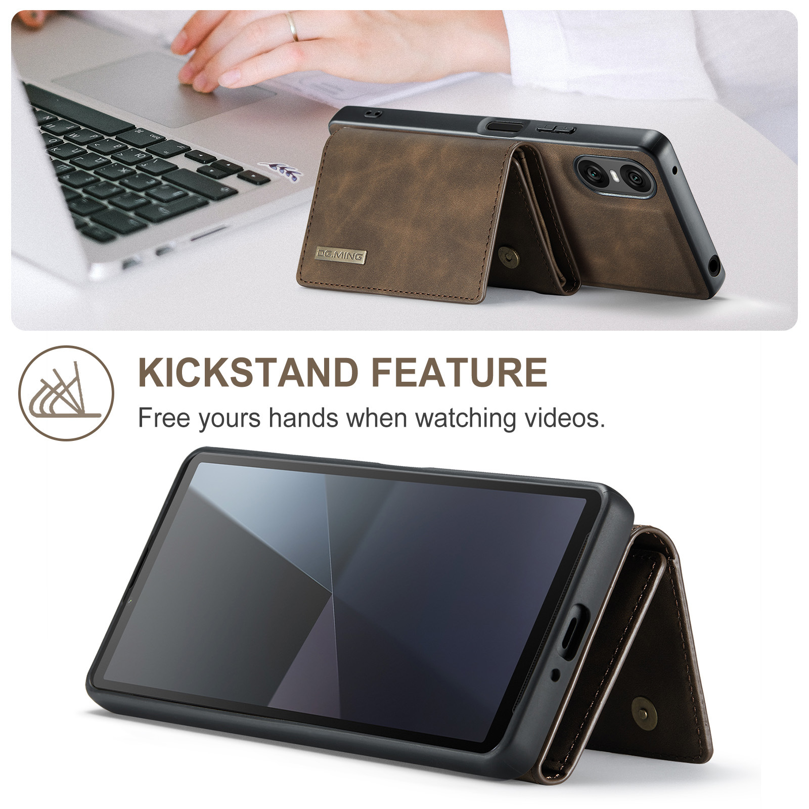 M1 for Sony Xperia 10 VI Protective Case Xperia 1VI Magnetic Split Wallet Phone Case 2024_voghion.com
