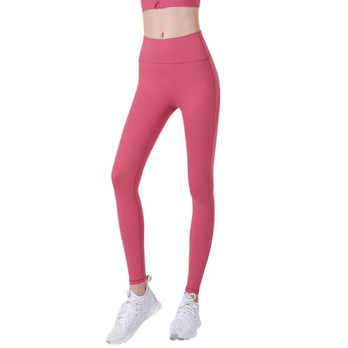 Summer new skin-friendly reflective printed sports trousers women's high-waist hip-lifting tight-fitting yoga trousers without embarrassing lines