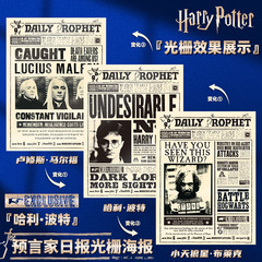 正版哈利波特预言家影视周边Harry potter电影海报魔法学院装饰画