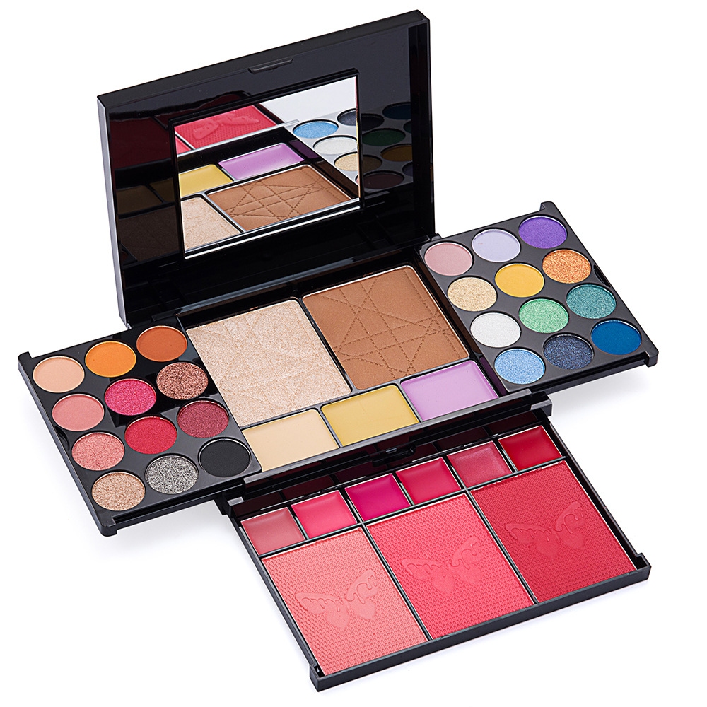 MISS YOUNG's new 38-color eyeshadow palette, contouring blush, lip gloss and makeup set, cross-border e-commerce for foreign trade beauty products undefined