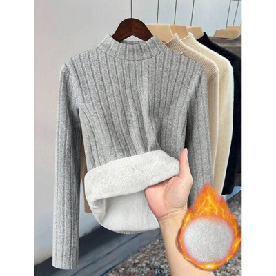 R 24205 Thickened High Neck Sweater 加厚高领毛衣