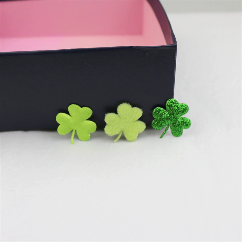 Блестки из ткани Lucky Clover DIY ювелирные изделия детские игрушки шпильки аксессуары для волос материал ручной работы аксессуары
