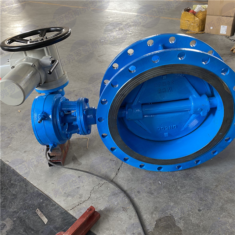 开关型三偏心硬密封法兰蝶阀D943H-1.0MPa DN150耐高温电控阀