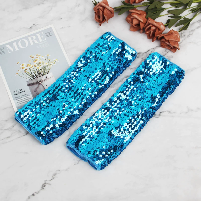 Эластичные ногти Sequins, рукава, перчатки, ( торговля), оптовая продажа, без пальцев