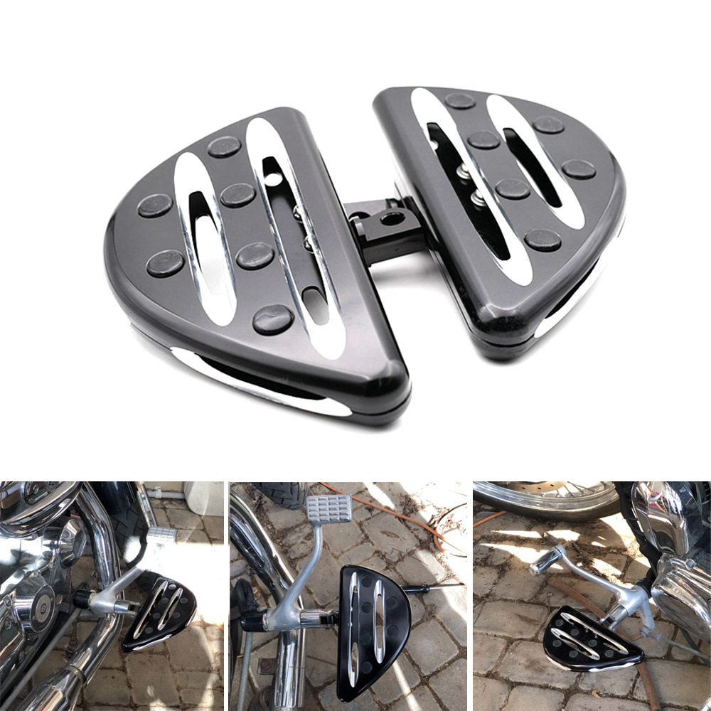 Suitable for Harley Motorcycle Parts Touring Big Glide Road King CNC Modified Pedal Rear Passenger Pedal