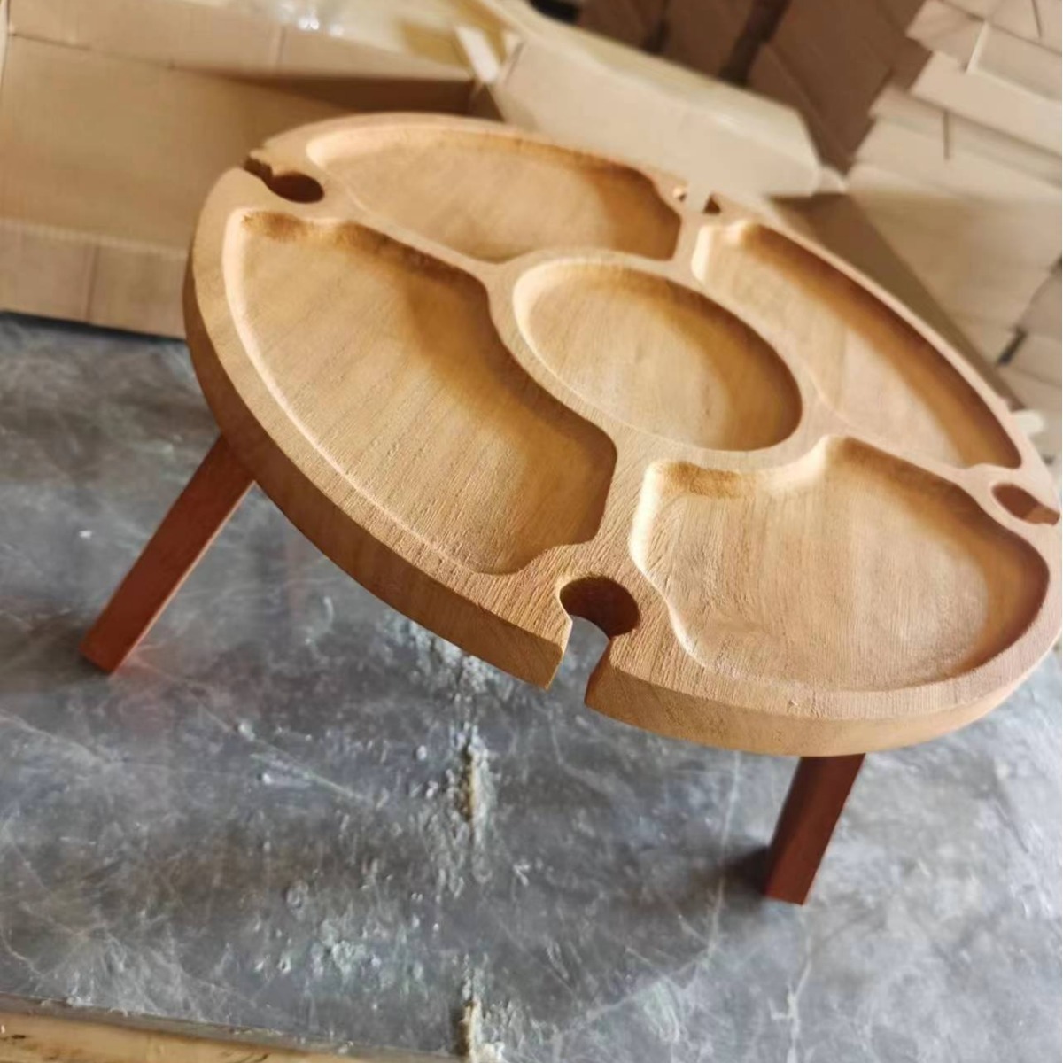 Mesa de picnic plegable de madera Mesa portátil mesa y silla ocio merienda Mesa MESA DE FRUTAS vino