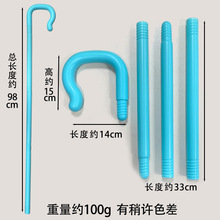 万圣节道具塑料拐杖三节魔术师拐杖可拆卸卓别林拐杖舞台表演跨境