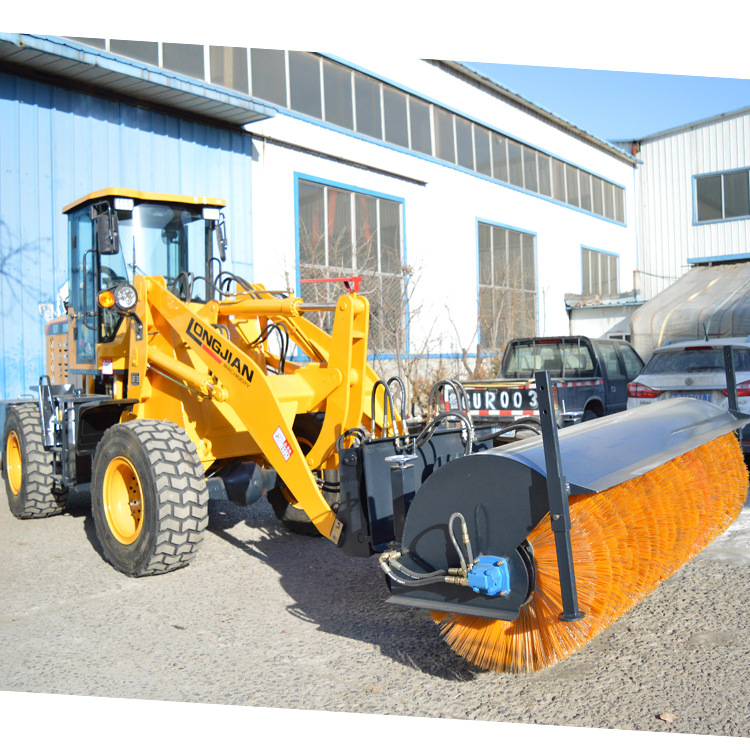 成德手推毛刷式小型扫雪机 全自动广场抛雪机