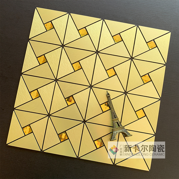 황금 풍차 + 금 다이아몬드 [인기 판매 스타일] - 접착식 뒷면 제공