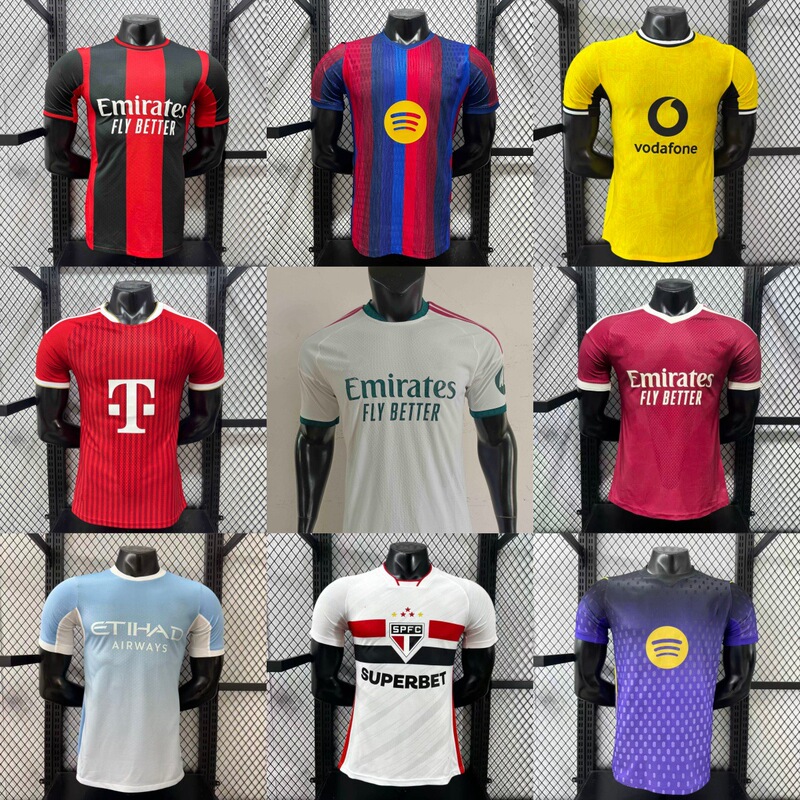 Logo Football Jersey Player Version T-Shirt Miami Real Madrid Manchester City Barcelona Arsenal Ac Milan Cross-Border Exclusive Supply