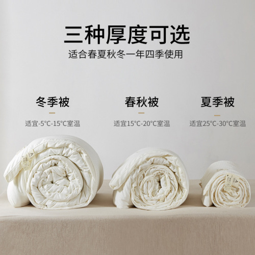 Upgraded 51% soybean fiber cotton small jacquard soybean quilt summer quilt summer cool quilt mother quilt type A raw cotton three-dimensional