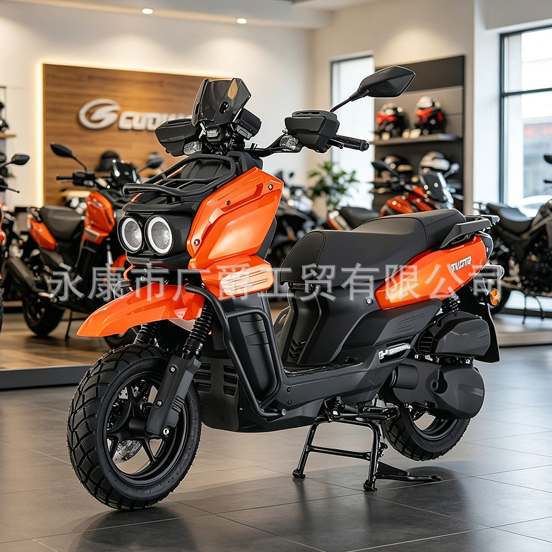 Cross-Border Export Tank Tank Road Boss Scooter 150Cc Fuel Vehicle Dual Adult Off-Road Source Factory
