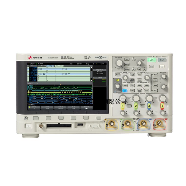 安捷伦Keysight 是德DSOX3054A 示波器：500 MHz，4 通道