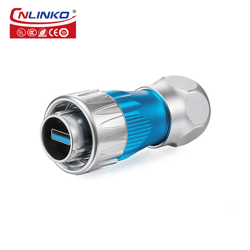 凌科DH24防水USB3.0航插座 金屬面板安裝防水公母座USB防水連接器