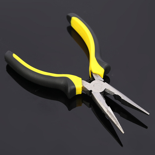 American six-point needle nose pliers 6-inch multi-purpose tool mini spring vise small tip