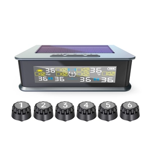 T15-6 Təkər Təzyiq Monitoru, Günəş Enerjili, RV və Avtomobillər üçün TPMS