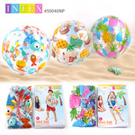 INTEX 59040 популярный Группа пляжный мяч газированный водное поло купание мяч пляжный мяч пляж игроки мяч