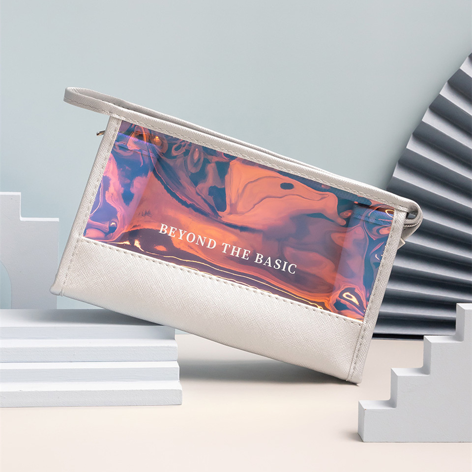 化妆包大容量化妆品收纳包便携随身旅行透明