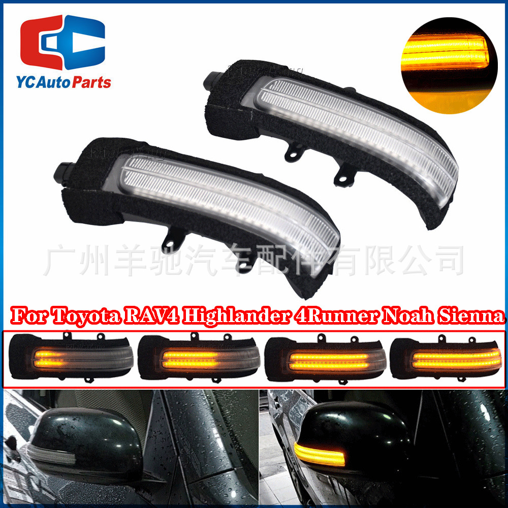 Para Toyota RAV4 XA30 Tacoma Sienna XL30 espejo retrovisor luz corriente Luz de señal de giro