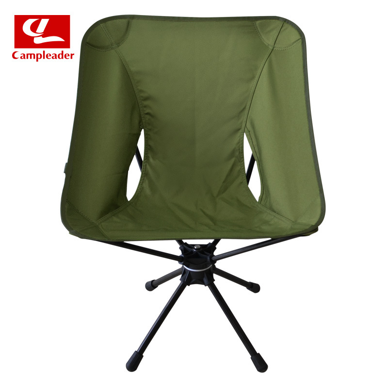 Outdoor folding chair 360 degrees can rotate casual chair aluminum…
