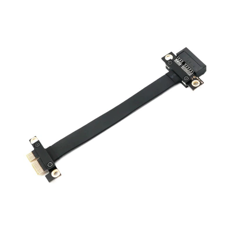 PCIE удлинительная линия для малого слота PCI-E 3.0 звуковая карта сетевой карты PCIE X1 к X1 соединительная линия под 90 градусов