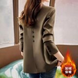 Chất liệu chần bông dày màu kaki