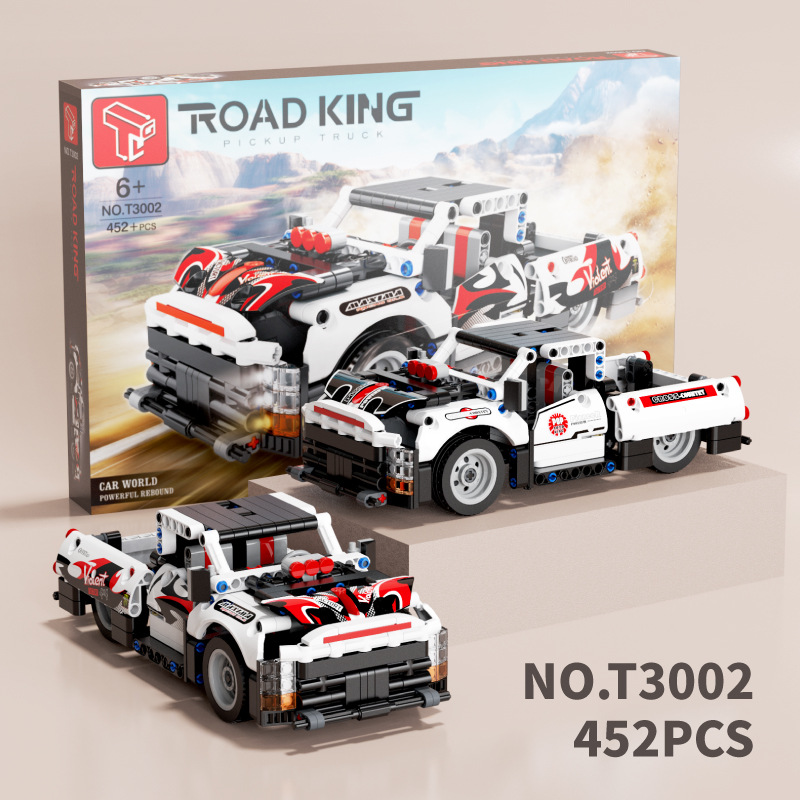 Белый пикап T3002 с обратным ходом