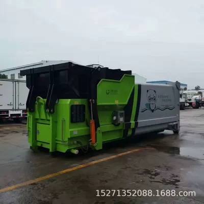 Elektrik zibil maşınları Compression Garbage Bin Intelligent Garbage